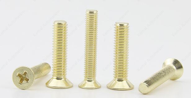 Golden Flat Head Screws M5*8